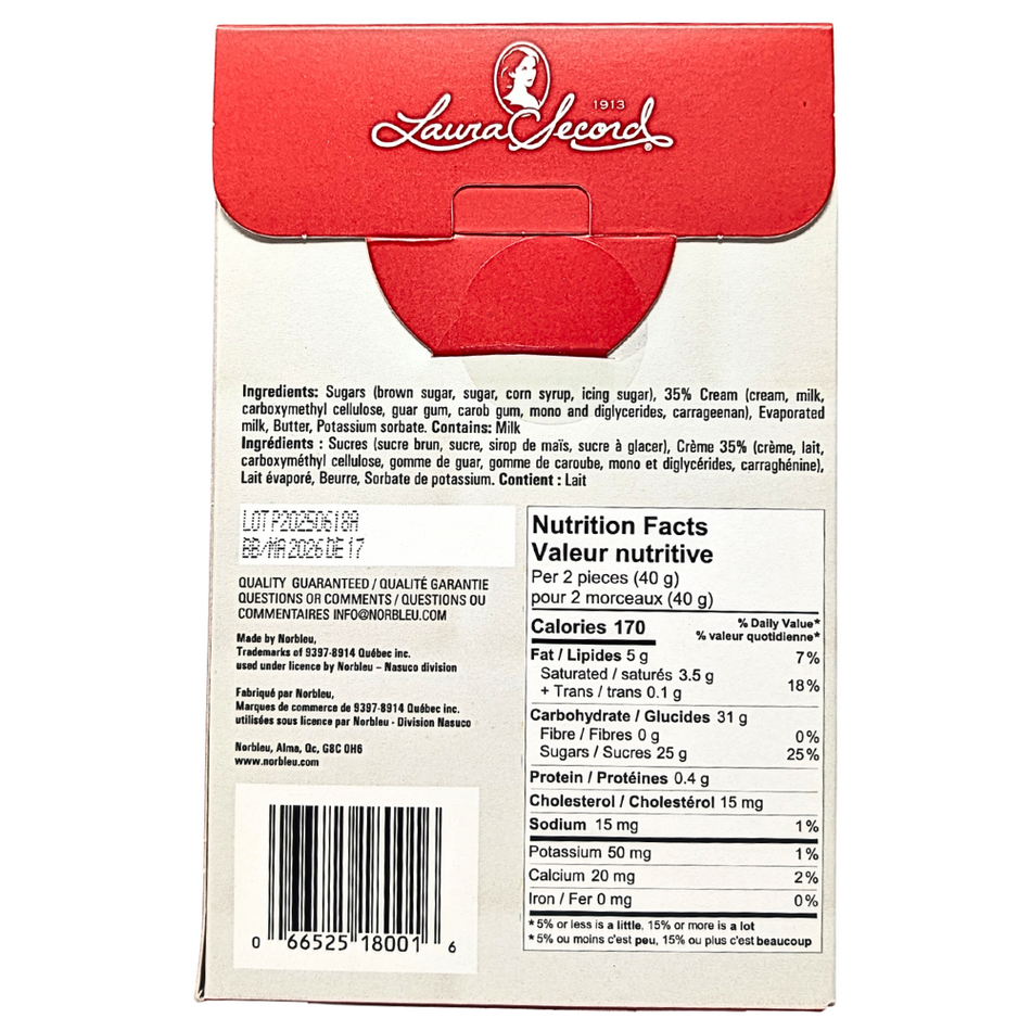 Laura Secord Butter and Cream Fudge Box - 180g