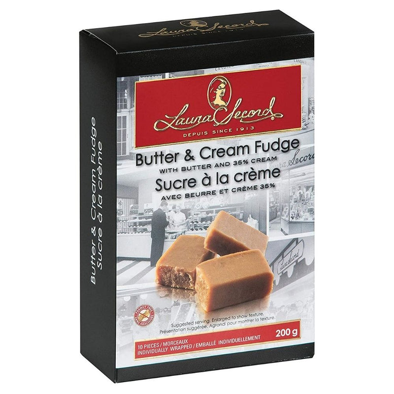 Laura Secord Butter and Cream Fudge Box 200g - 12 Pack