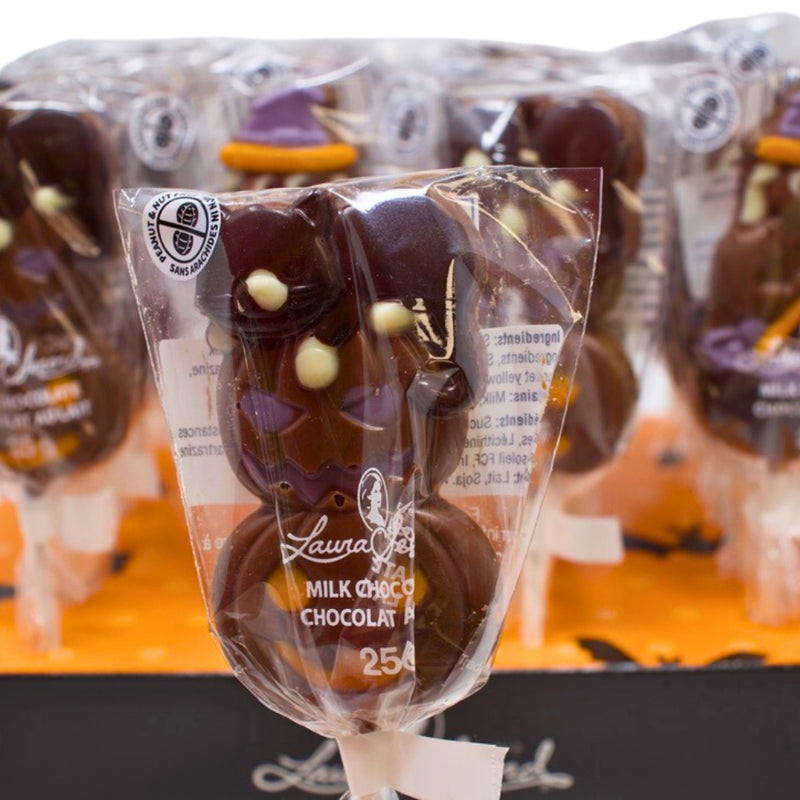Laura Secord Halloween Chocolate Pops 25g - 25 Pack