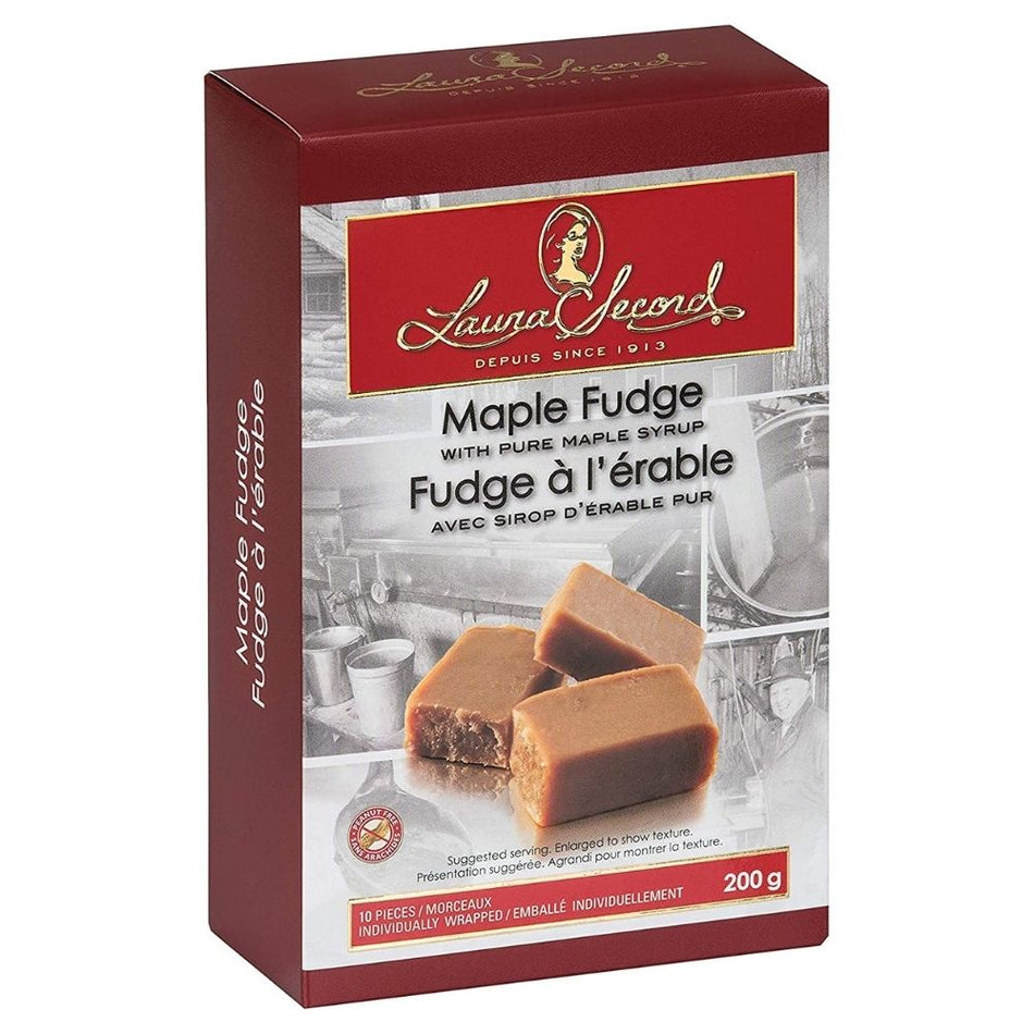 Laura Secord Maple Fudge Box 200g - 12 Pack