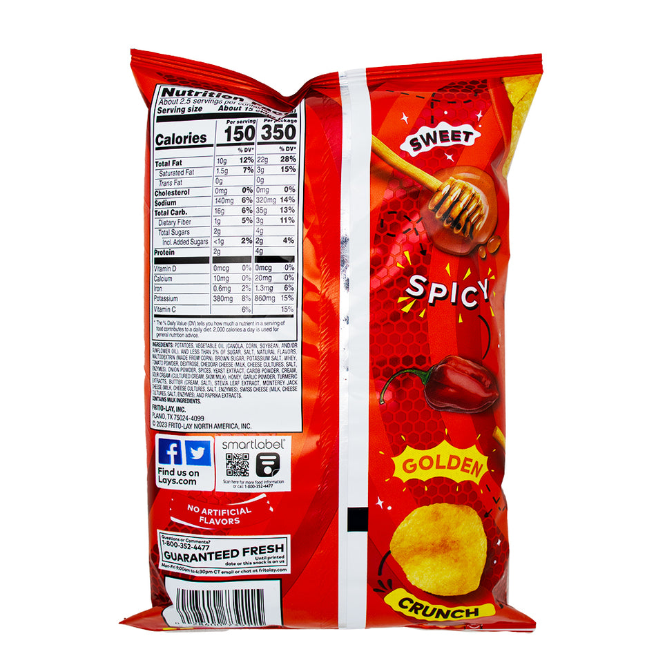 Lay's Sweet & Spicy Honey 64g - 1 Bag  Nutrition Facts Ingredients