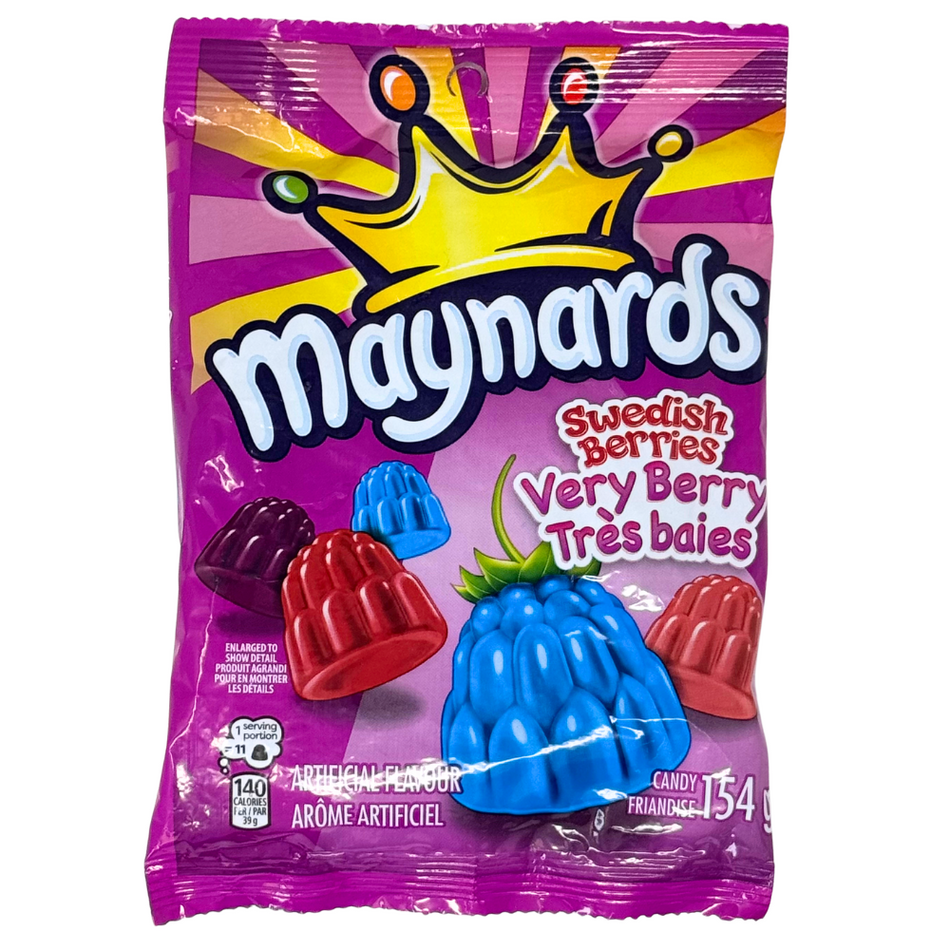 Maynards Swedish Berries Very Berry 154g - 12 Pack