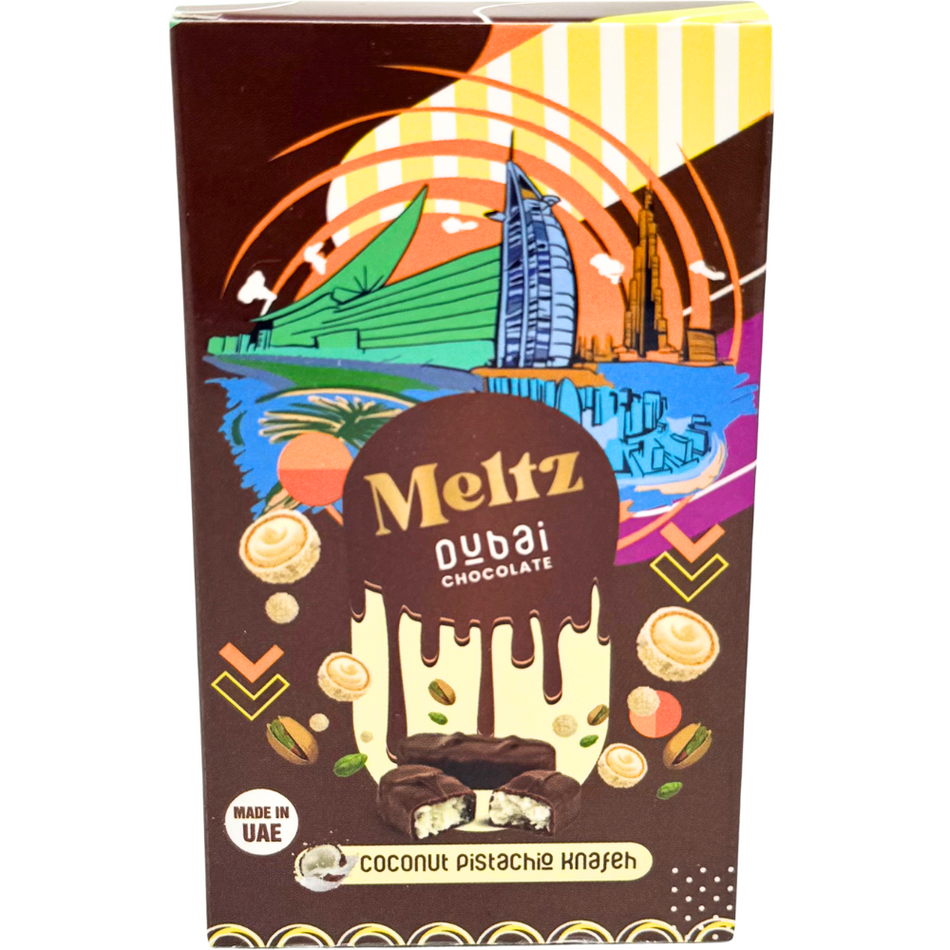 Meltz Dubai Chocolate Coconut Pistachio Knafeh - 75g