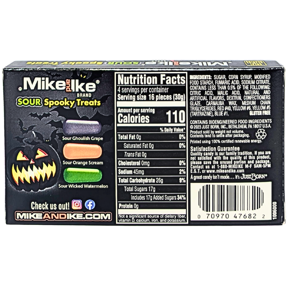 Mike and Ike Sour Spooky Treats - 4.25oz