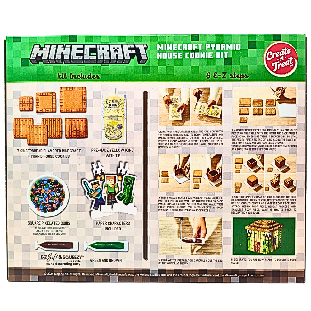 Minecraft House Cookie Kit - 594g