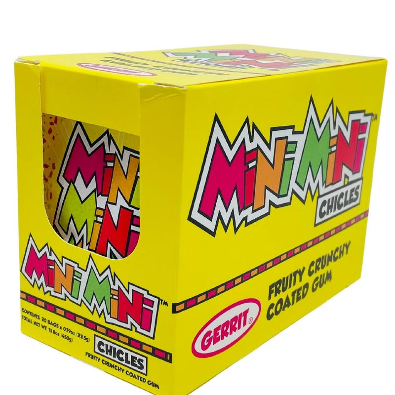 Mini Mini Chicles Fruit Gum 0.79oz - 20 Pack
