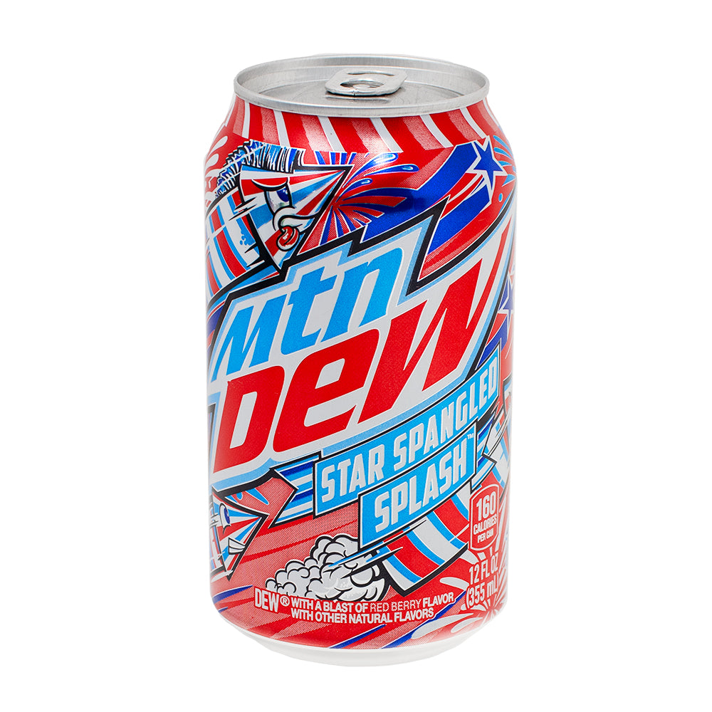 Mountain Dew Star Spangled Splash 355mL - 12 Pack 