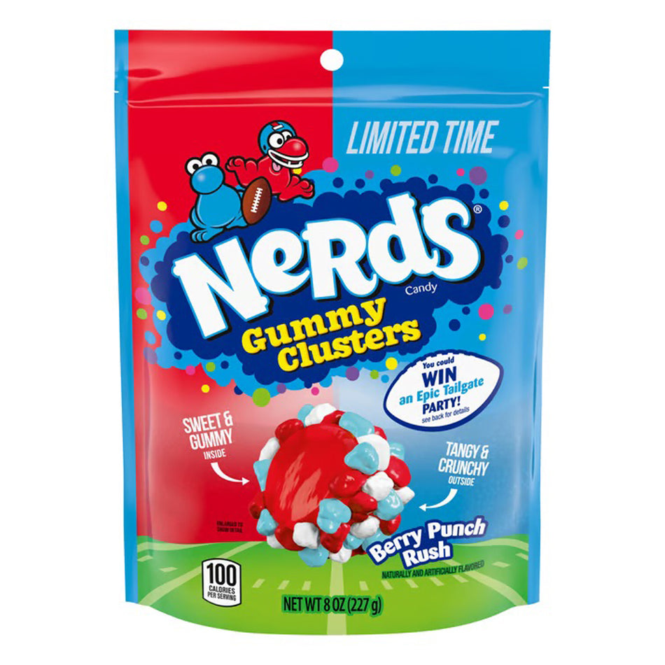 Nerds Gummy Clusters Berry Punch Rush 8oz  