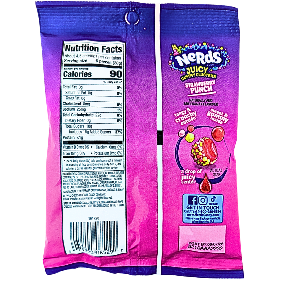 Nerds Juicy Gummy Clusters - 4.5oz