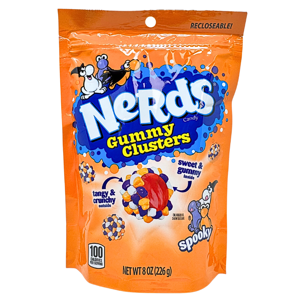 Nerd Clusters Sticker Nerds Spooky Gummy Clusters - 8oz | Candy District