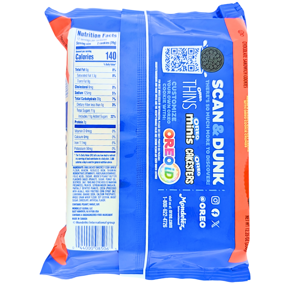 Oreo Reese's Peanut Butter Cookie - 10.81oz