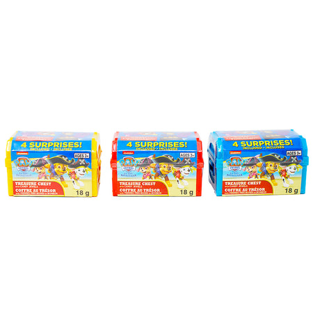 Paw Patrol Treasure Chest with Candy Jewels 18g 
