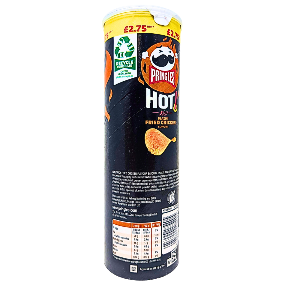Pringles Hot Blazin' Fried Chicken (UK) - 160g