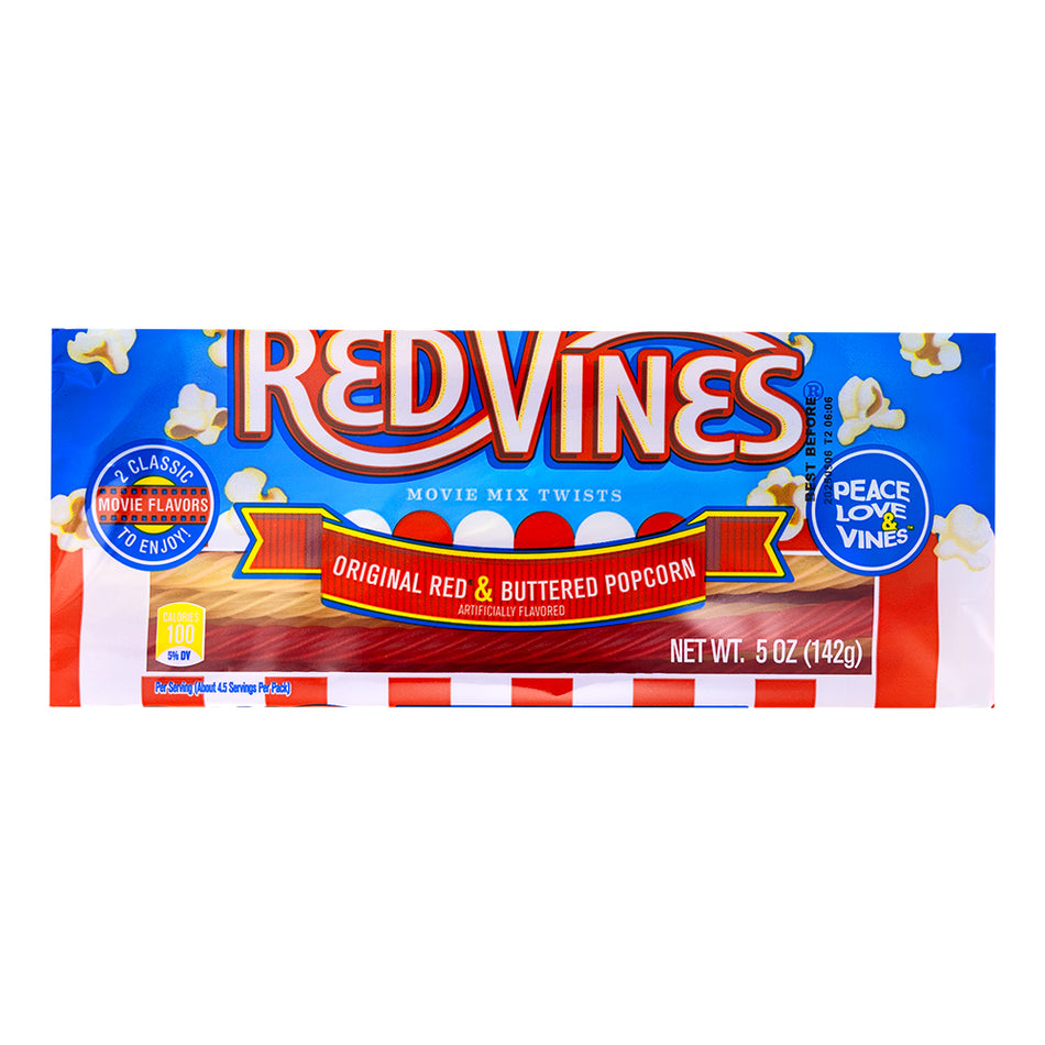Red Vines Buttered Popcorn & Original Red Twists 5oz  - *Jul 07 2025*