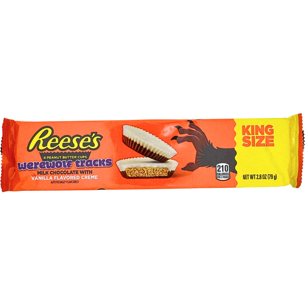 Reese's Werewolf Tracks Peanut Butter Cups King Size - 2.8oz