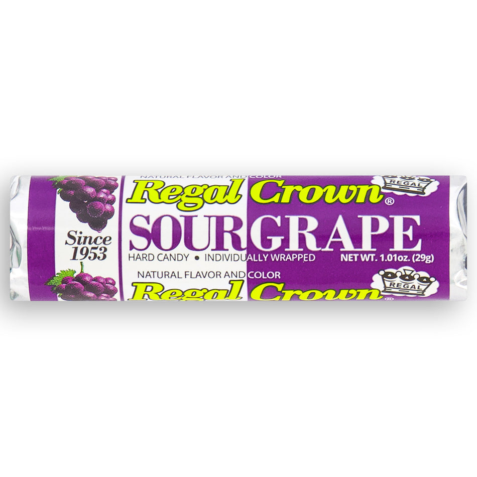 Regal Crown Sour Grape Candy Rolls