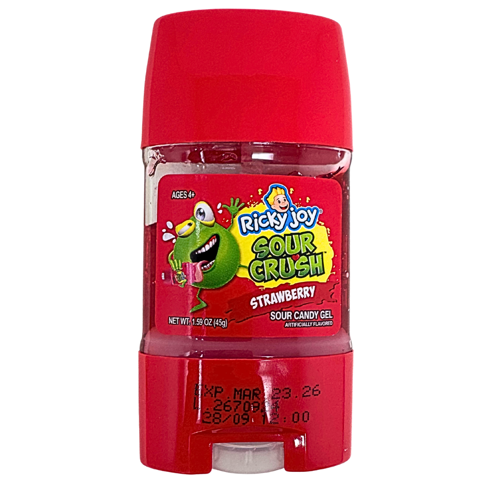 Strawberry Ricky Ricky Joy Sour Crush Blue Raspberry/Strawberry 1.59oz | Candy District