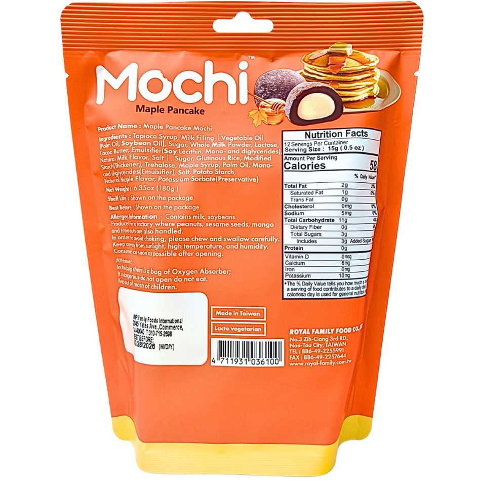 Royal Family Mochi Maple Pancake - 180g