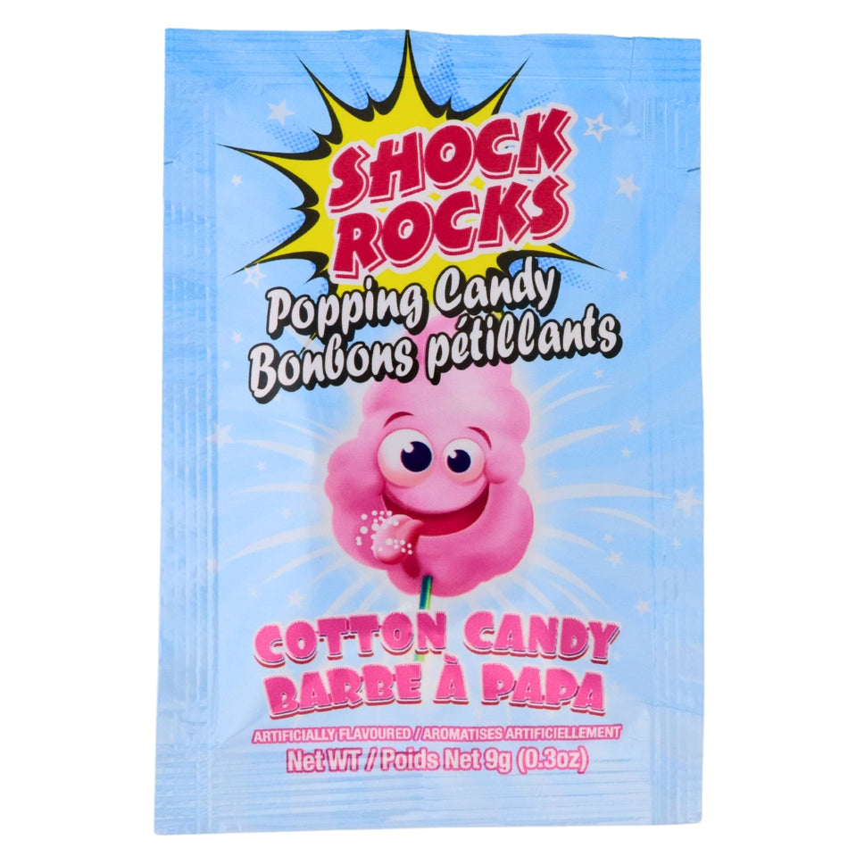 Shock Rocks Popping Candy Cotton Candy 