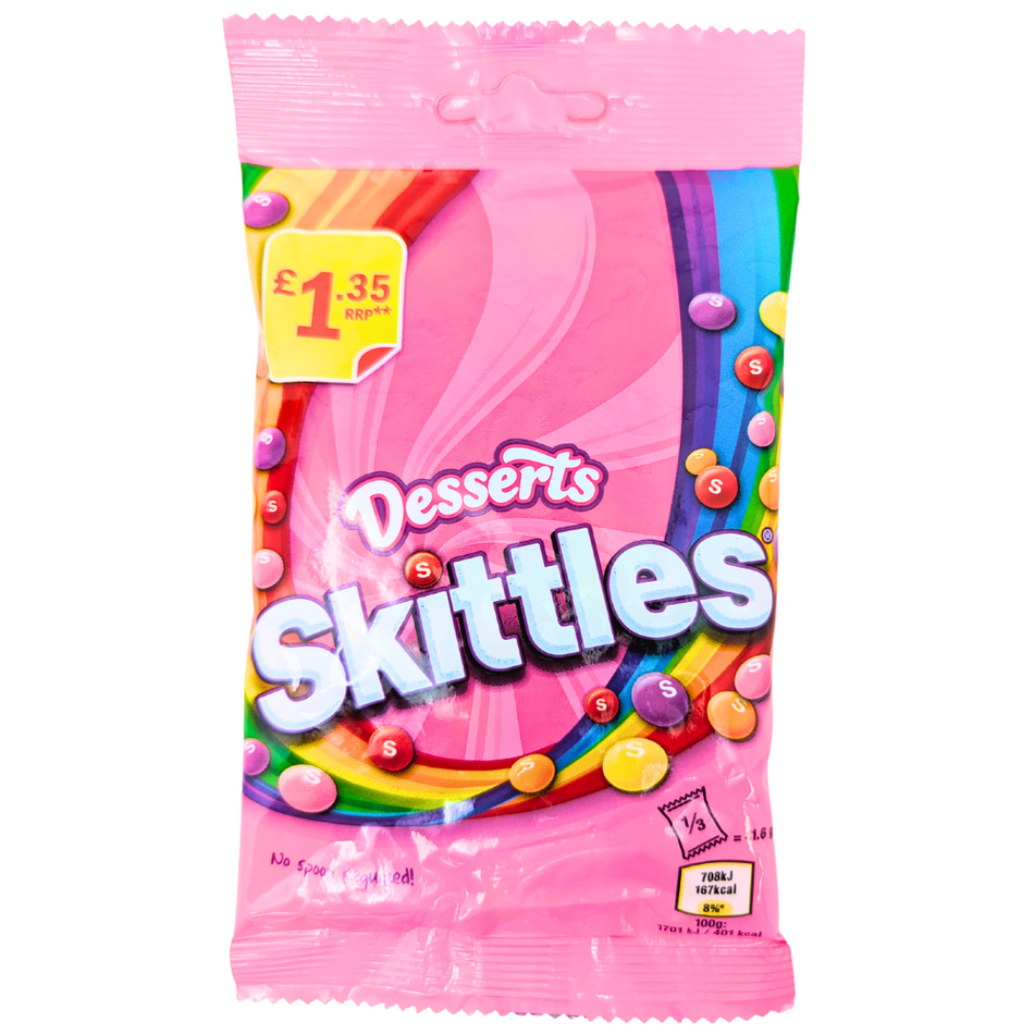 Skittles Desserts (UK) 125g - 12 Pack