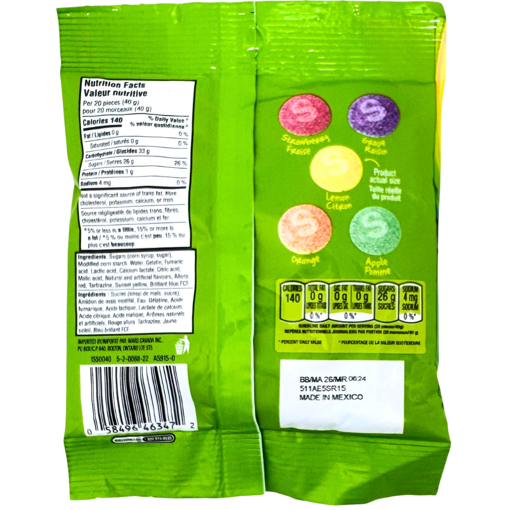 Skittles Gummies Sours - 130g