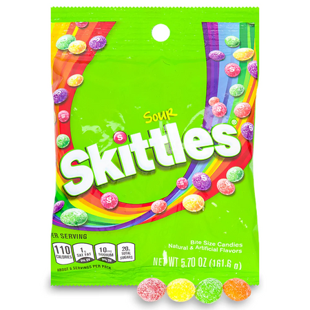 Skittles Sour Candies - 161.6g