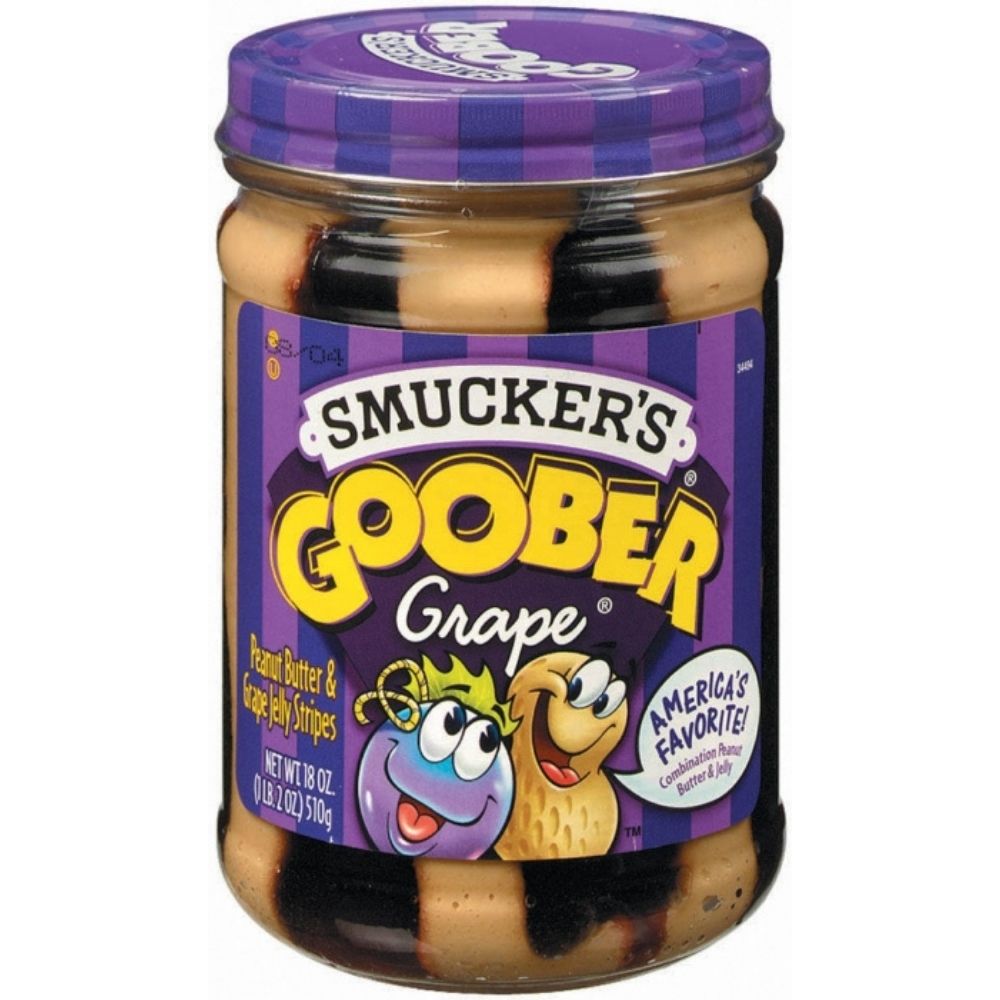 Smucker's Goober Grape Peanut Butter & Jelly Stripes 18 oz 