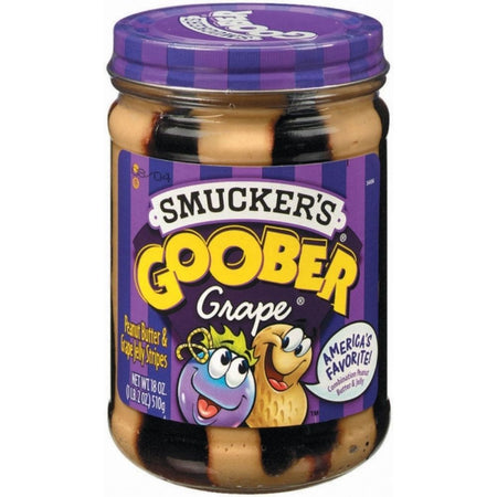 Smucker's Goober Grape Peanut Butter & Jelly Stripes 18 oz 