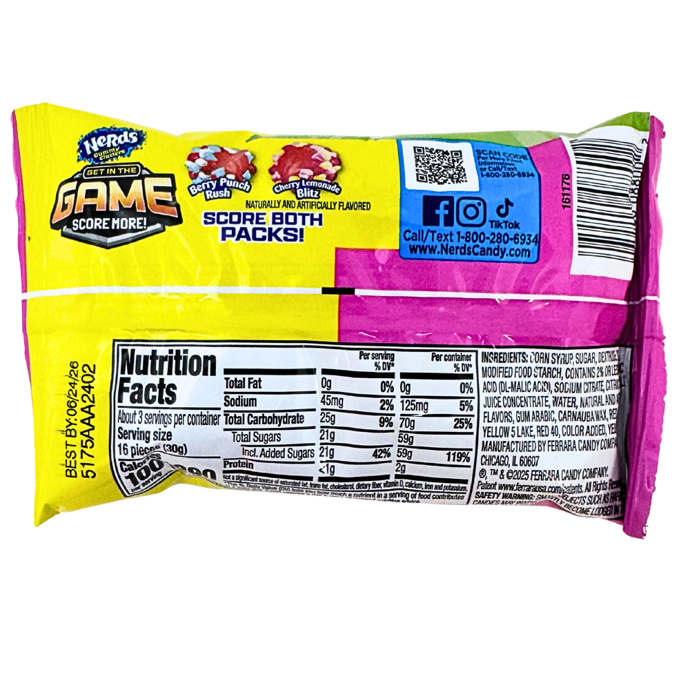 Nerds Gummy Clusters Cherry Lemonade Blitz - 3oz