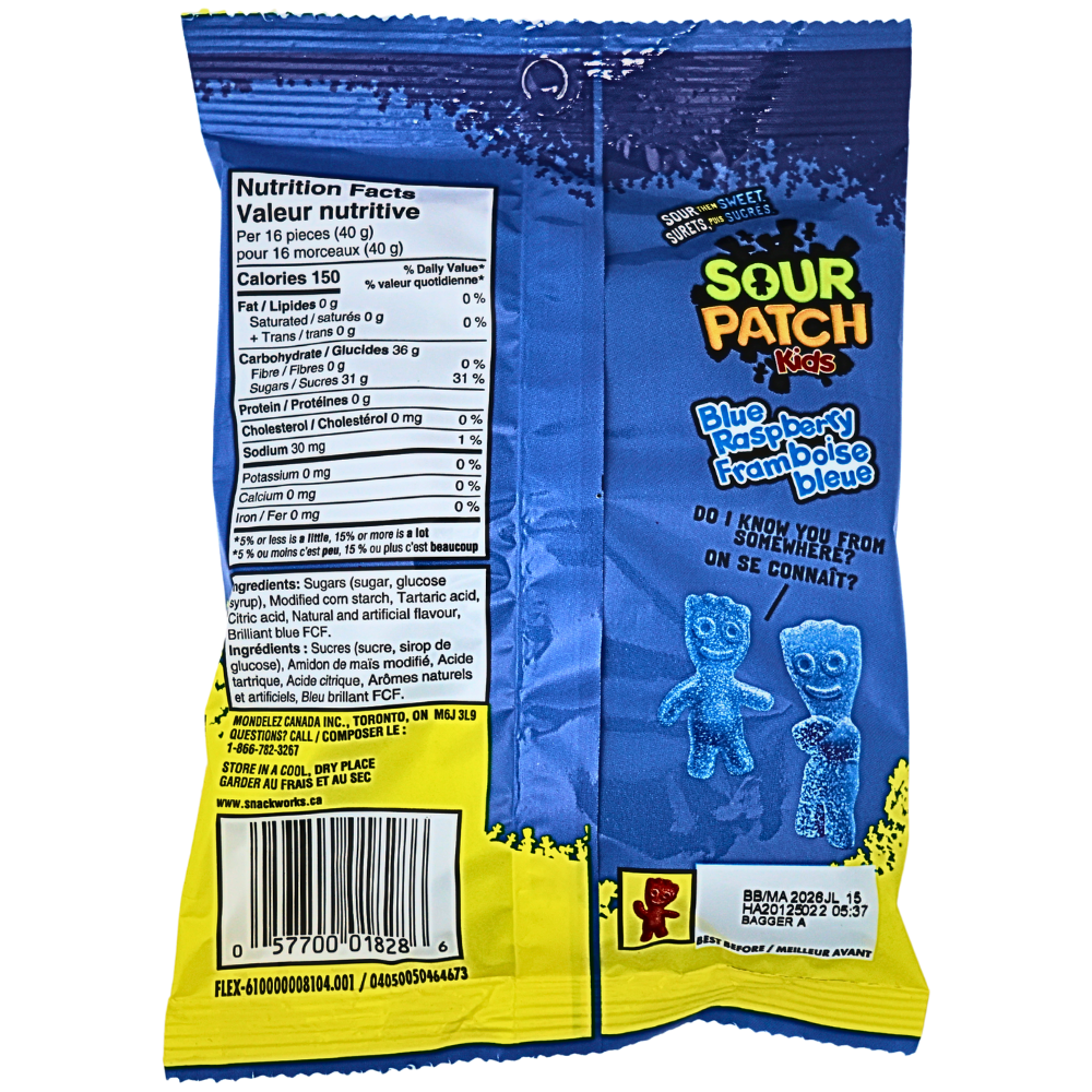 Sour Patch Kids Blue Raspberry - 150g