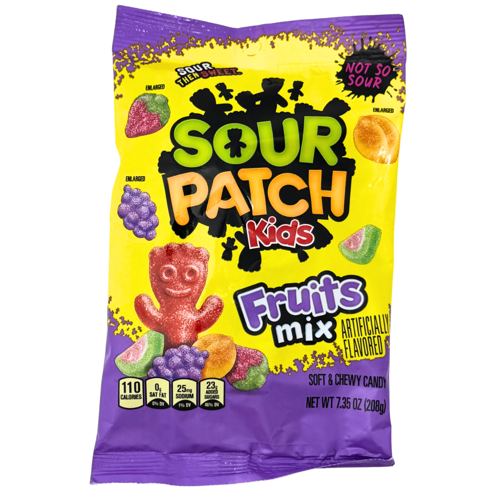 Sour Patch Kids Fruit Mix 7.35oz - 12 Pack
