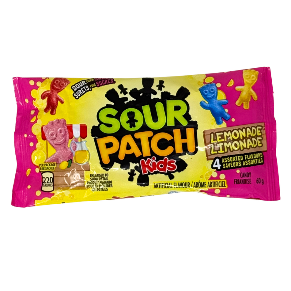 Sour Patch Kids Lemonade Fest Candy 60g - 18 Count Box