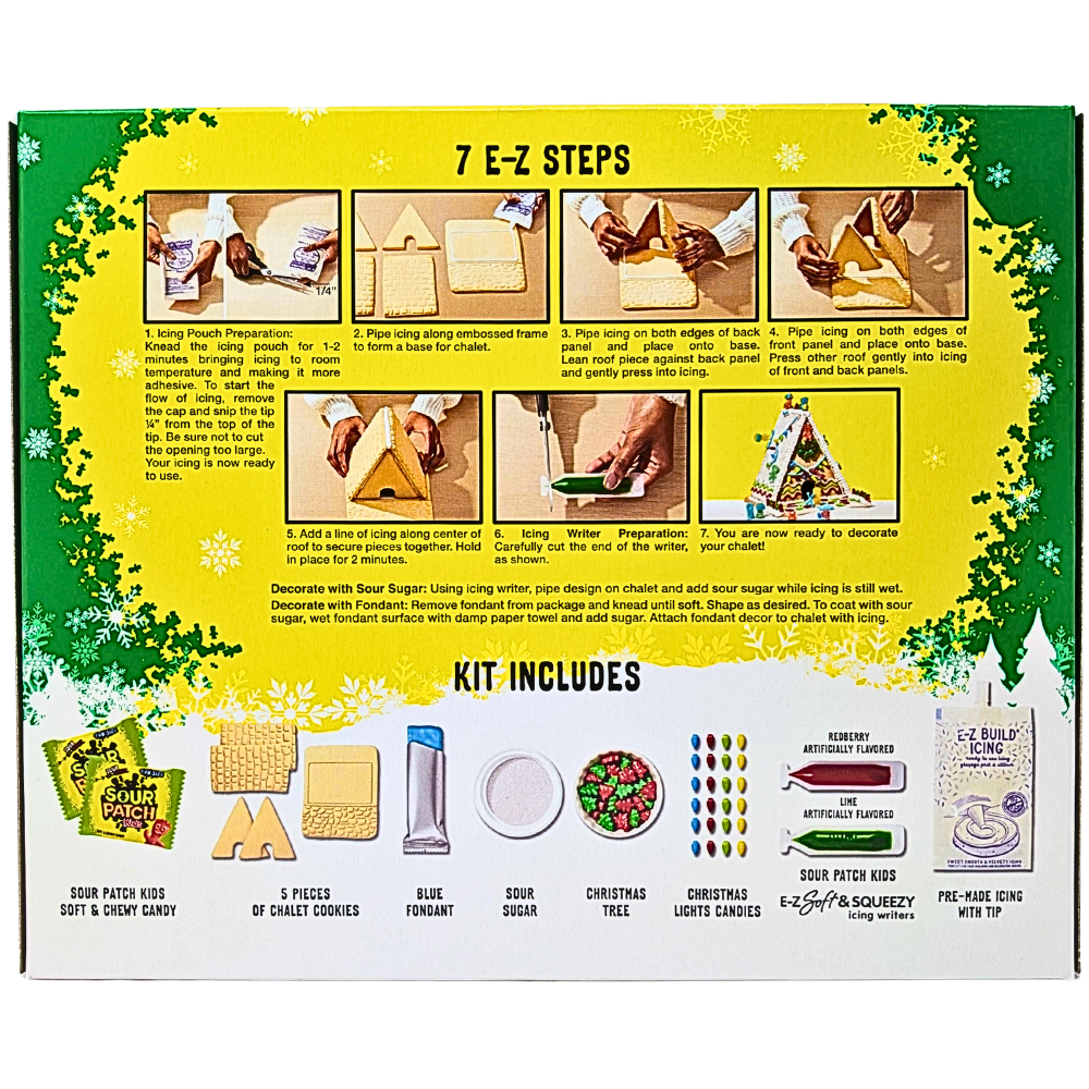 Sour Patch Kids Ultimate Ski Cookie Kit Chalet - 35.3oz