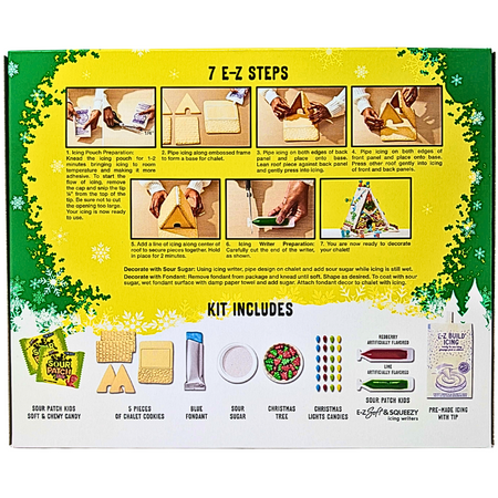 Sour Patch Kids Ultimate Ski Cookie Kit Chalet - 35.3oz