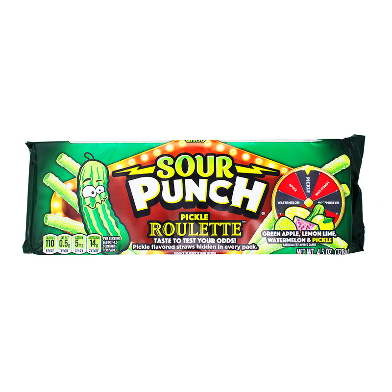 Sour Punch Pickle Roulette 4.5oz - 12 Pack