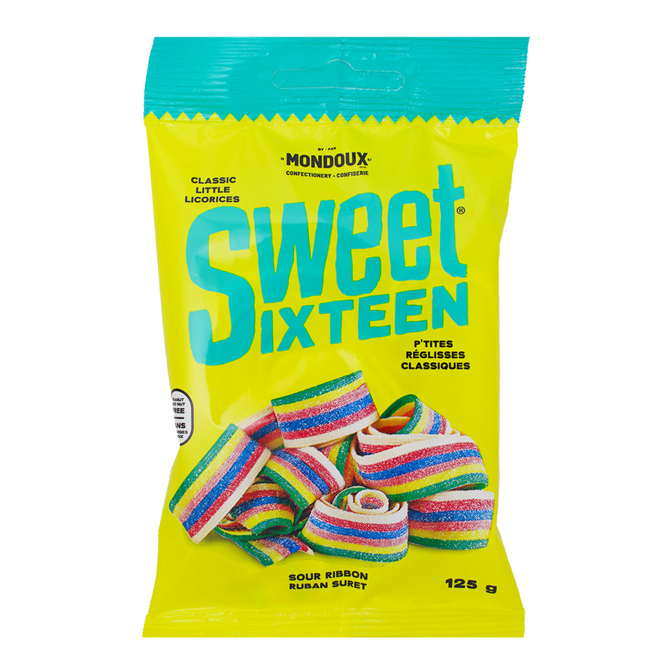 Sweet Sixteen Sour Ribbon 125g - 10 Pack