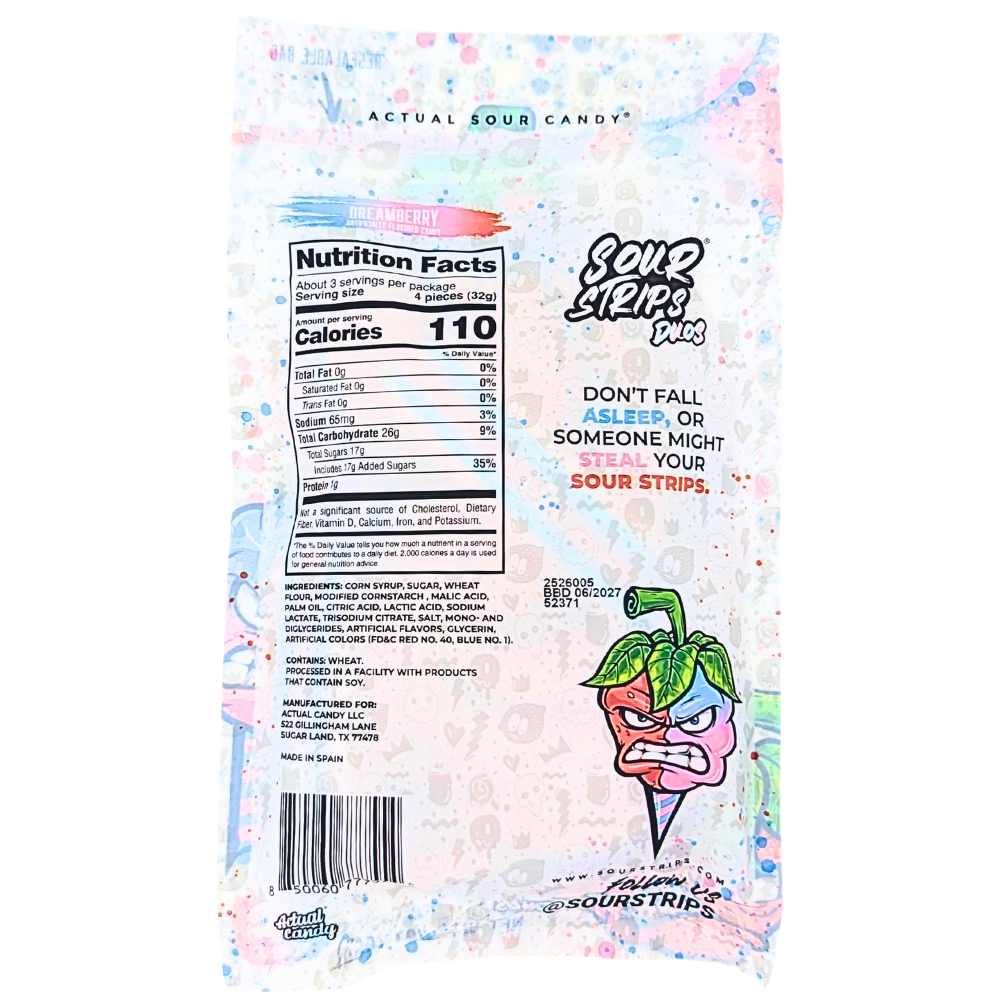 Sour Strips Dreamberry - 96g