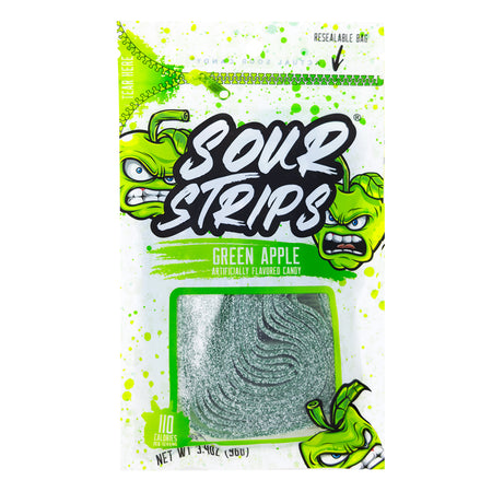 Sour Strips Green Apple 96g 