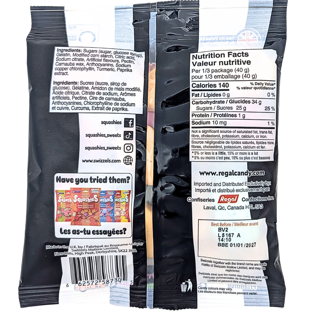 Squashies Skeletons (UK) - 120g