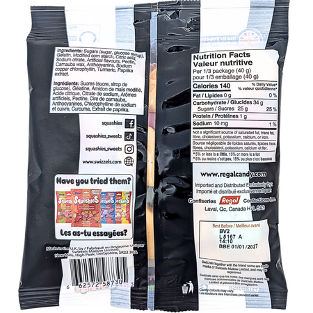 Squashies Skeletons (UK) - 120g