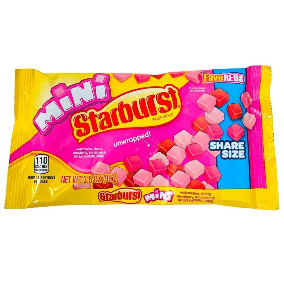 Starburst Mini Fave Reds 3.5oz 