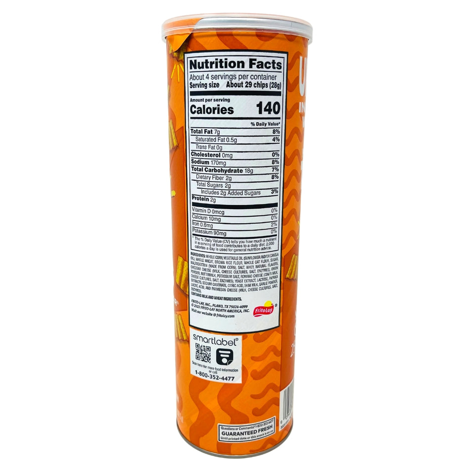 SunChips Harvest Cheddar Minis Canister 3.75oz - Nutrition Facts Ingredients
