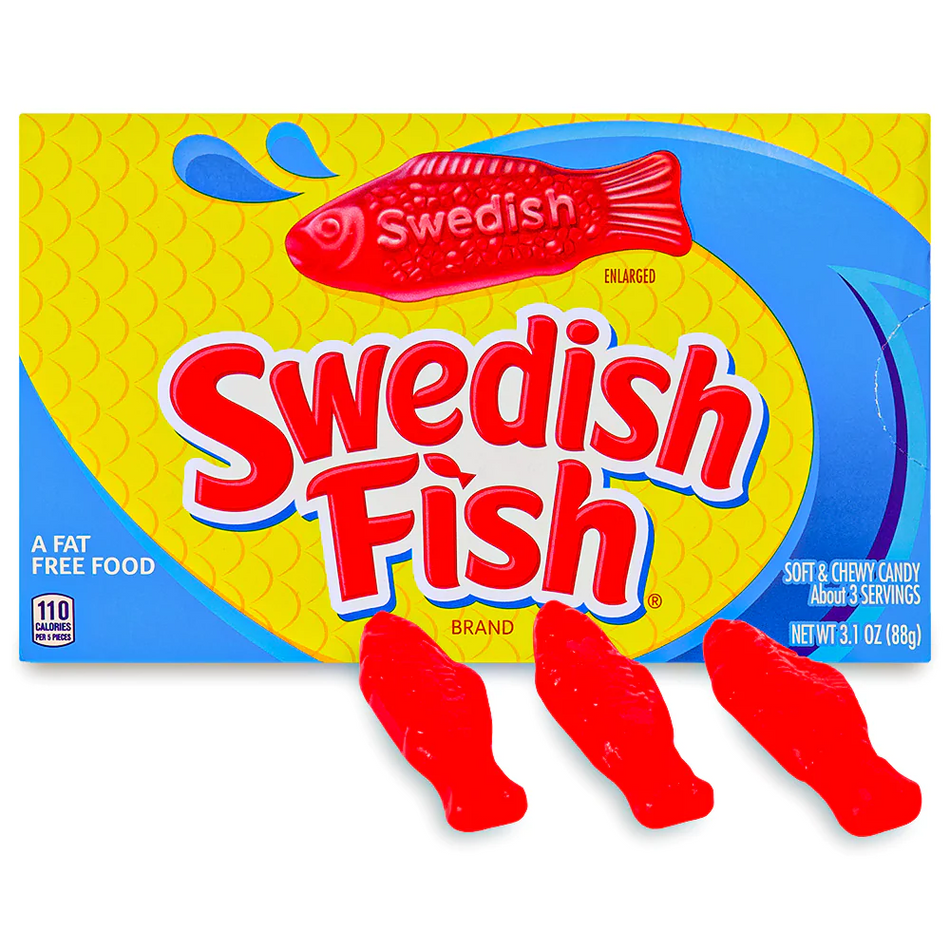 Swedish Fish Candy Theater Box - 3.1oz