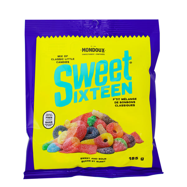Sweet Sixteen Sweet & Sour 185g - 10 Pack