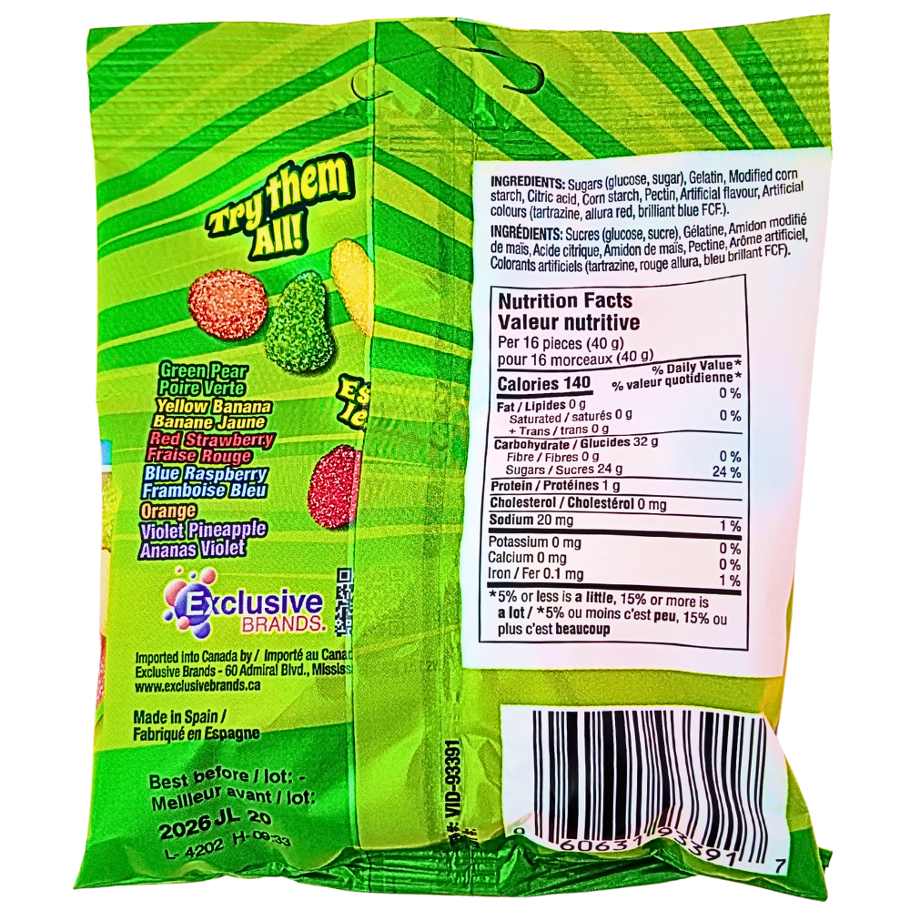 Tajubo Sour Fruit Mix - 75g