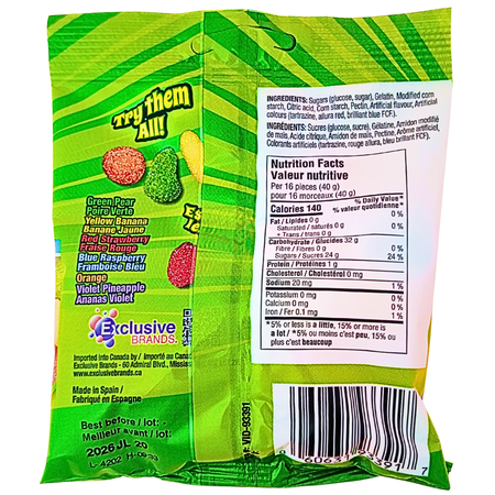 Tajubo Sour Fruit Mix - 75g
