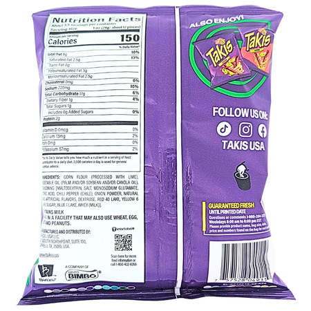 Takis Crunchy Fajitas - 3.25oz