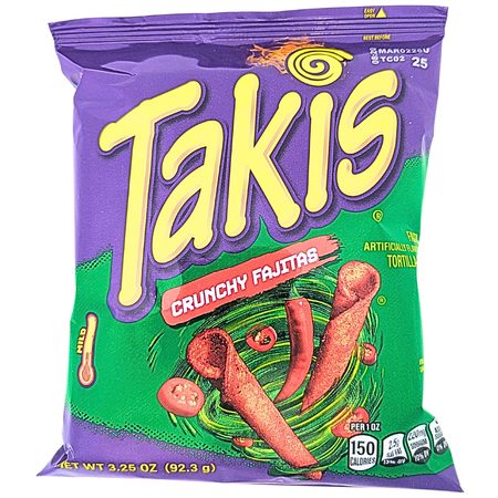 Takis Crunchy Fajitas - 3.25oz
