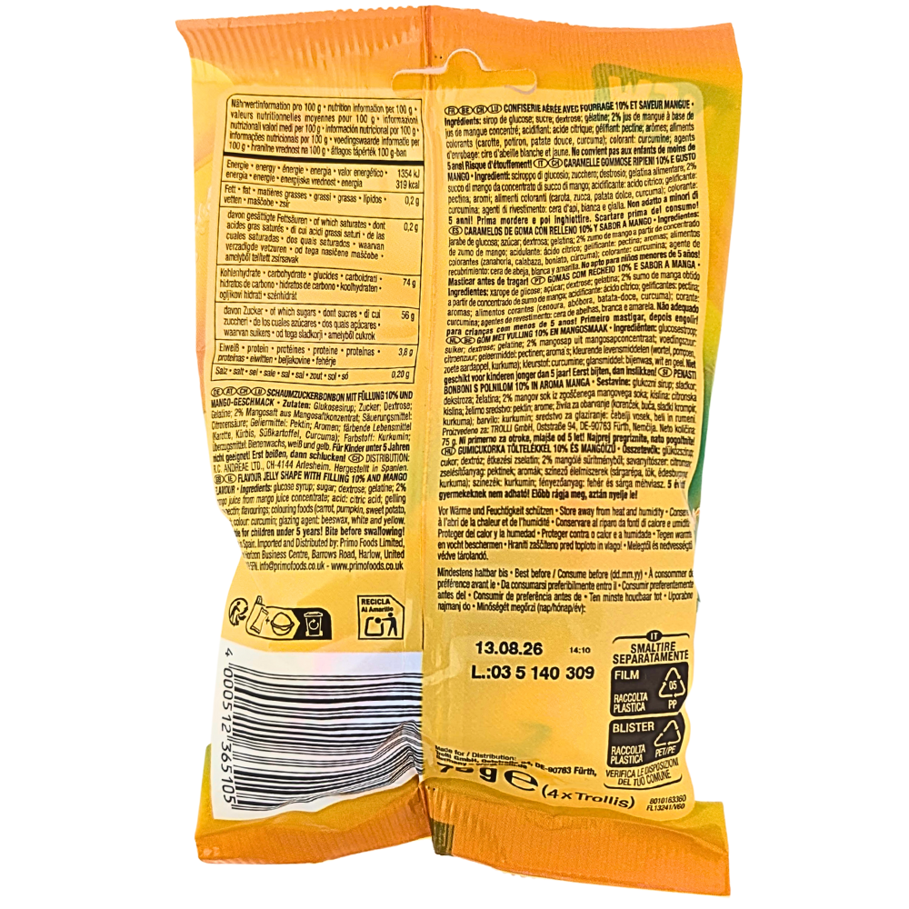 Trolli Flavor Bomb Mango (Germany) - 75g