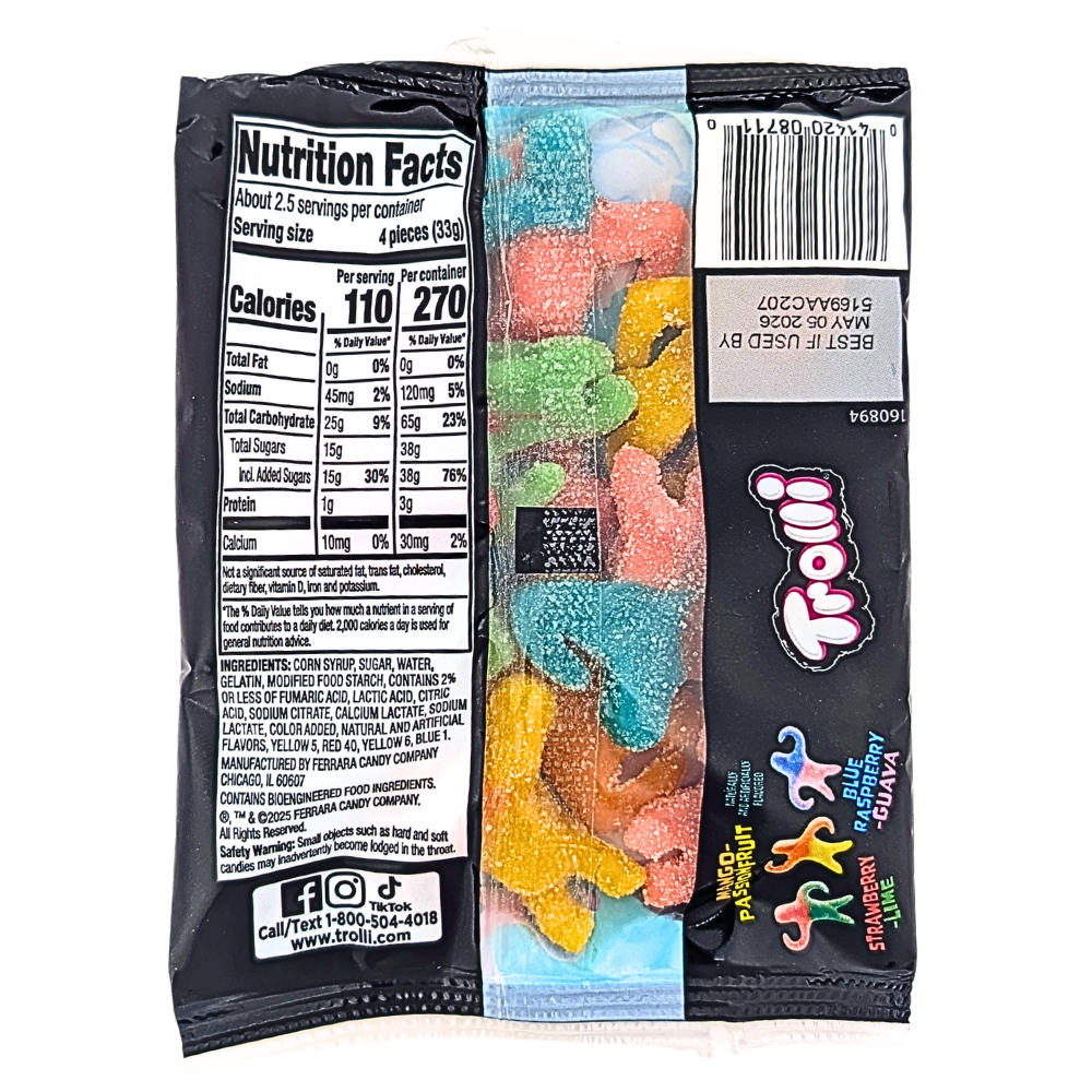 Trolli Sour Brite Abominable Snowmen - 3oz